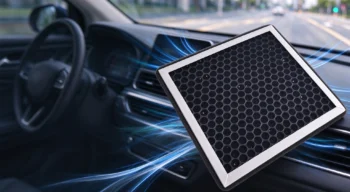 Honeycomb activated carbon cabin air filter for BYD electric vehicles, clean car cabin air